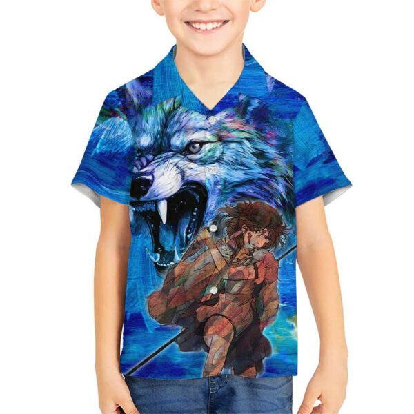 Raging Princess Mononoke Studio Ghibli Hawaiian Shirt Trippy 5.jpg