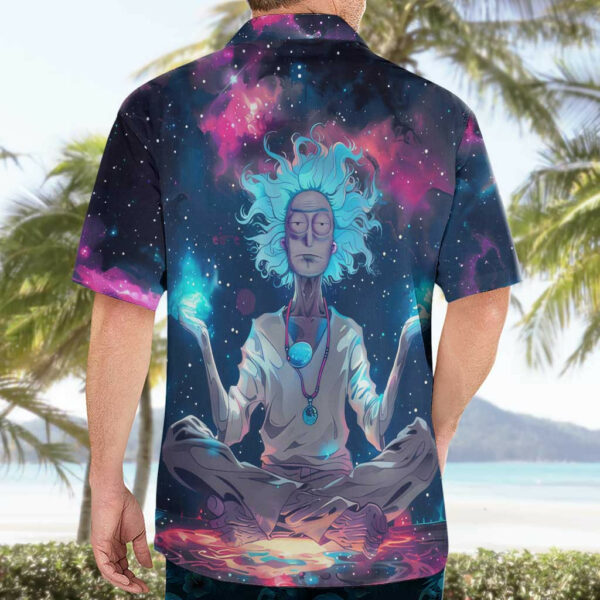 Rick and Morty Trippy Cosmic Rick Hoodie Hawaiian Shirt Trippy 4.jpg