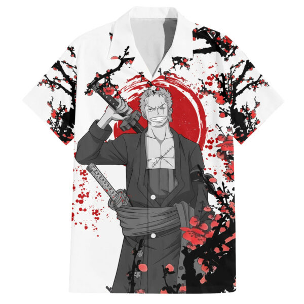 Roronoa Zoro Anime One Piece Japan Style Hawaiian Shirt 1.jpg