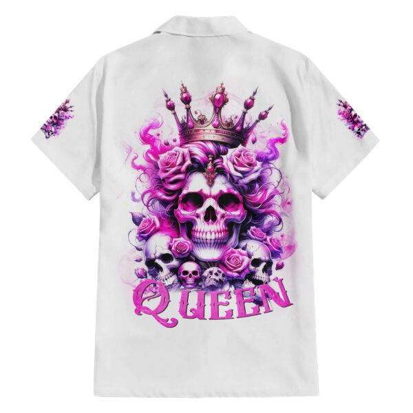 Rose Skull Hawaiian Shirt Queen Skull 1.jpg