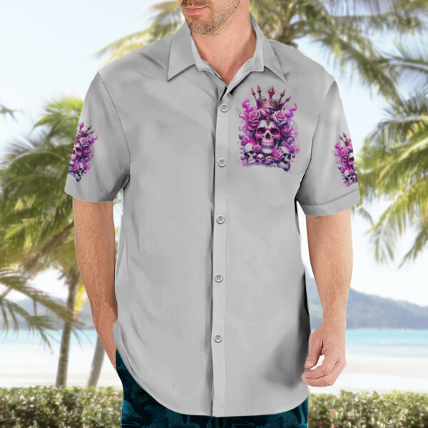 Rose Skull Hawaiian Shirt Queen Skull 3.jpg