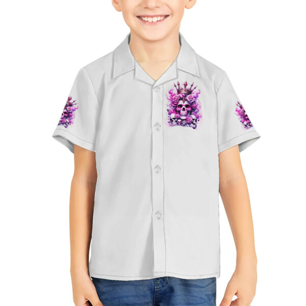 Rose Skull Hawaiian Shirt Queen Skull 5.jpg