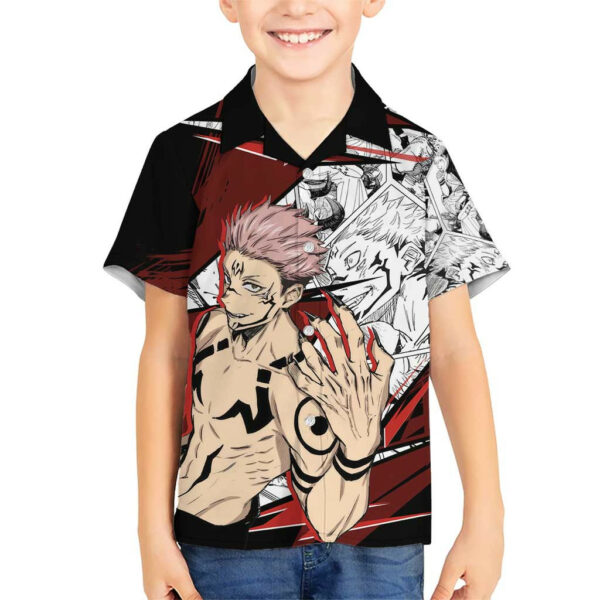 Ryomen Sukuna Jujutsu Kaisen Hawaiian Shirt Anime Mix Manga 5.jpg