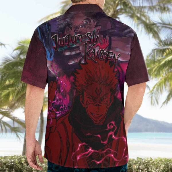 Ryomen Sukuna Jujutsu Kaisen Hawaiian Shirt Pattern Anime Mix Manga 4.jpg