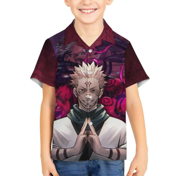 Ryomen Sukuna Jujutsu Kaisen Hawaiian Shirt Pattern Anime Mix Manga 5.jpg