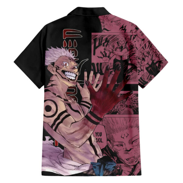 Ryoumen Sukuna Jujutsu Kaisen Manga Style Hawaiian Shirt 2.jpg