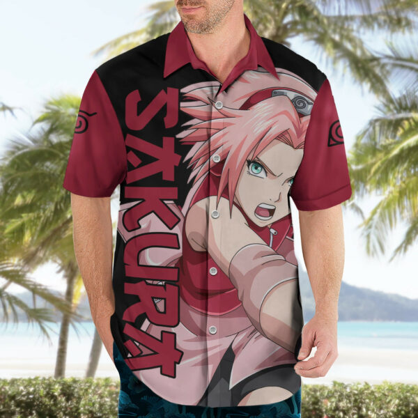 Sakura Haruno Naruto Anime Hawaiian Shirt 3.jpg
