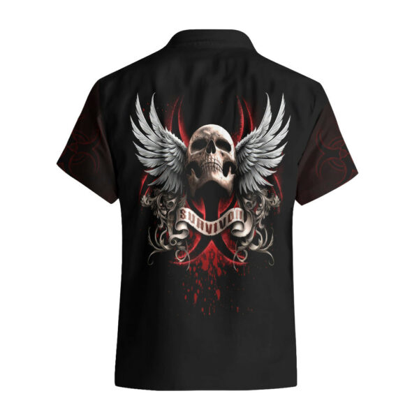Skull Hawaiian Shirt Blood Skull Survivor 2.jpg