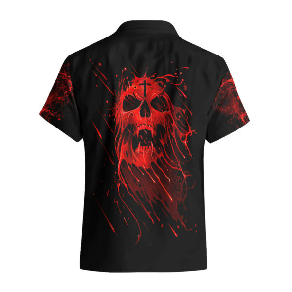 Skull Hawaiian Shirt Bloody Skull Scream 2.jpg