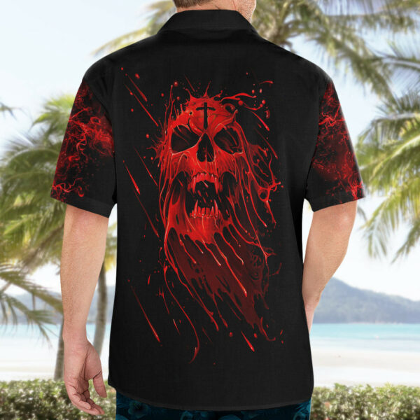 Skull Hawaiian Shirt Bloody Skull Scream 5.jpg