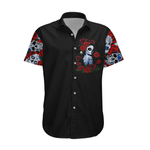Skull Rose Hawaiian Shirt I Love My Curve My Tattoo My Imperfection 2.jpg