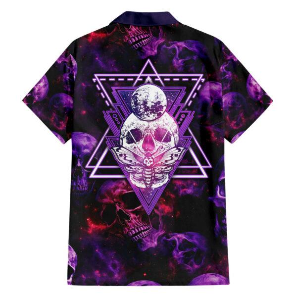 Skull and Moth Hawaiian Shirt Fantasy Cosmic Abstract Grunge Purple Art 2.jpg