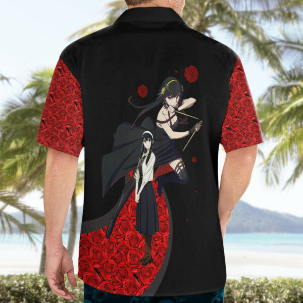 SpyxFamily Hawaiian Shirt Thorn Princess Red Roses 5.jpg