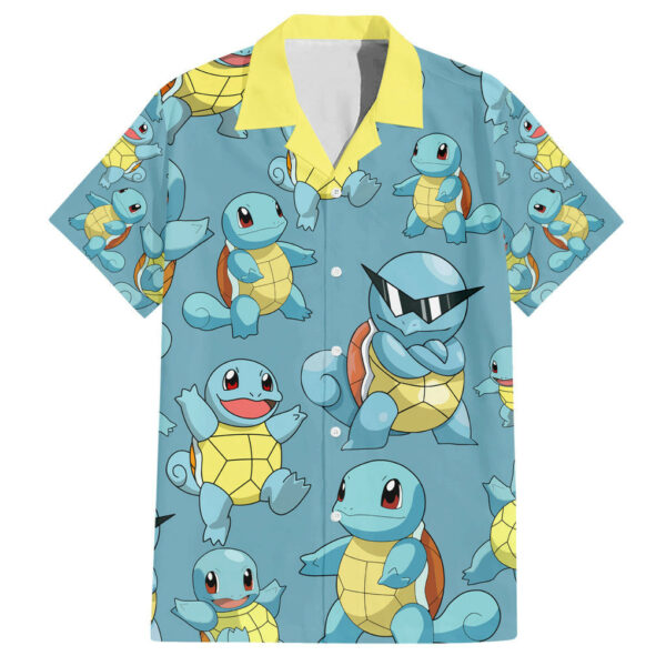 Squirtle Clothes Pattern Style Hawaiian Shirt 1.jpg