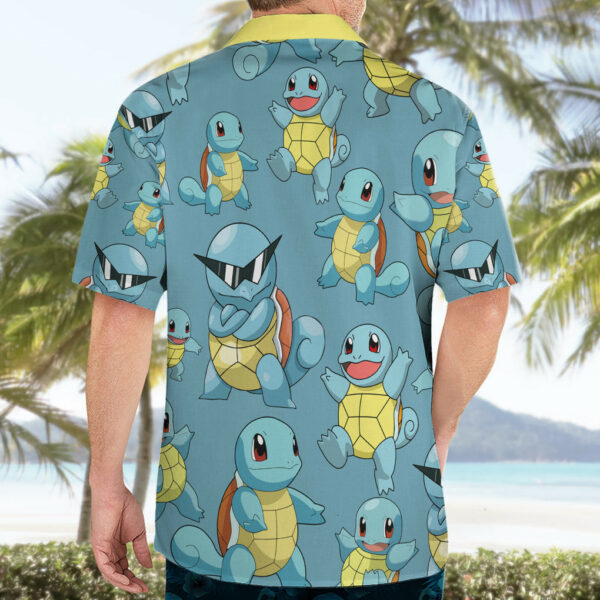 Squirtle Clothes Pattern Style Hawaiian Shirt 4.jpg