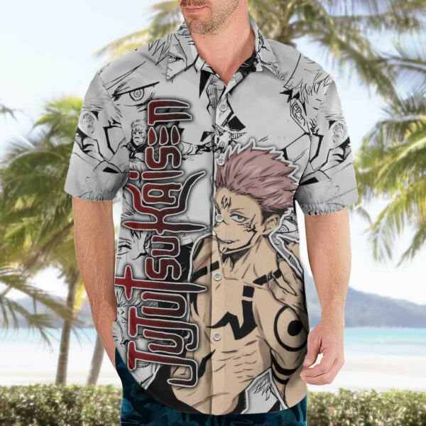 Sukuna Jujutsu Kaisen Hawaiian Shirt Pattern Anime Mix Manga 3.jpg