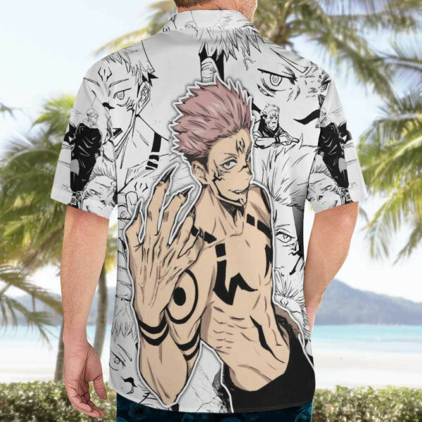 Sukuna Jujutsu Kaisen Hawaiian Shirt Pattern Anime Mix Manga 4.jpg