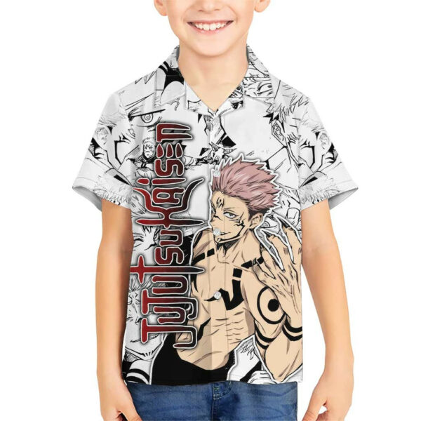 Sukuna Jujutsu Kaisen Hawaiian Shirt Pattern Anime Mix Manga 5.jpg