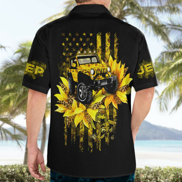 Sunflower Jeep Hawaiian Shirt American Flag Sunflower Jeep 4.jpg