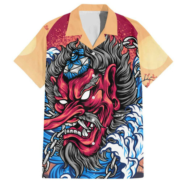 Tengu Hawaiian Shirt Japan Art 1.jpg