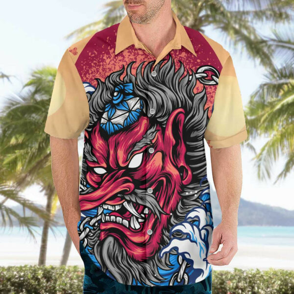 Tengu Hawaiian Shirt Japan Art 3.jpg