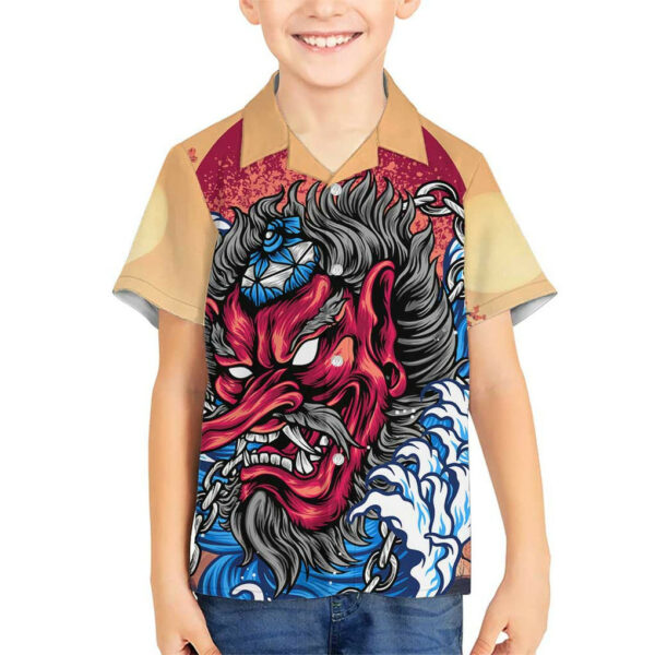 Tengu Hawaiian Shirt Japan Art 5.jpg