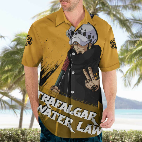 Trafalgar D Water Law One Piece Hawaiian Shirt Anime 3.jpg