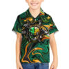 Trippy Green White Power Rangers Hawaiian Shirt Anime 5.jpg