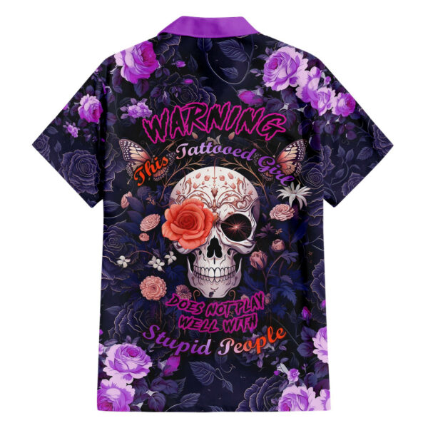 Warning This Tattooed Give Does Not Play Well With Stupid People Hawaiian Shirt 1.jpg