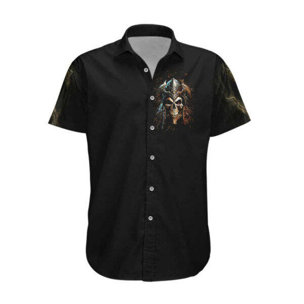 Warrior Skull Hawaiian Shirt The Warrior Replies Iam The Storm 2.jpg