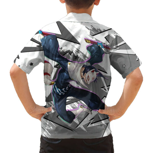 Yusuke Kitagawa Persona Hawaiian Shirt Anime Mix Polygon Cyber 6.jpg
