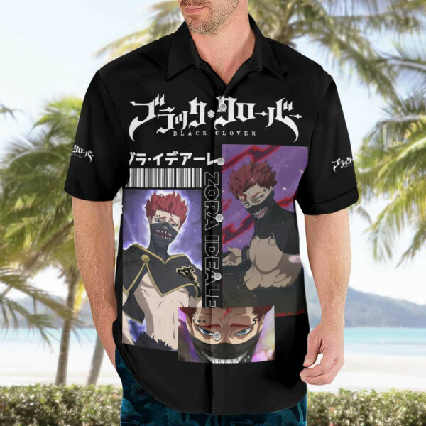Zora Ideale Black Clover Hawaiian Shirt Anime 3.jpg