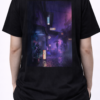 Neon Rain Alley Cyberpunk Art Tee 3