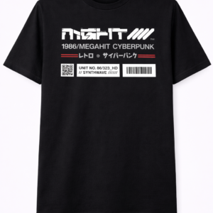 Megahit 1986 Cyberpunk Synthwave Tee